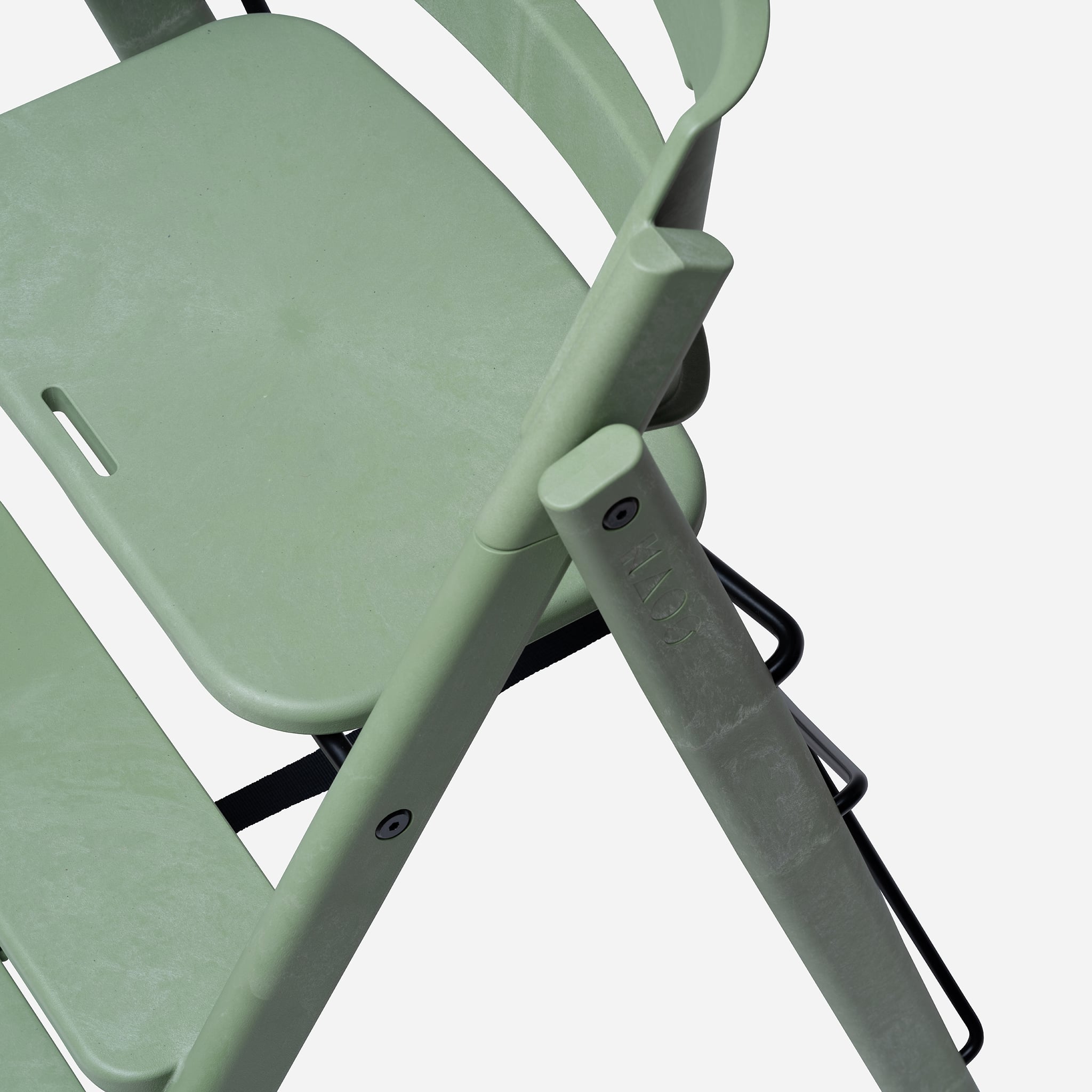 KAOS Klapp Matstol Recycled, Mineral Green