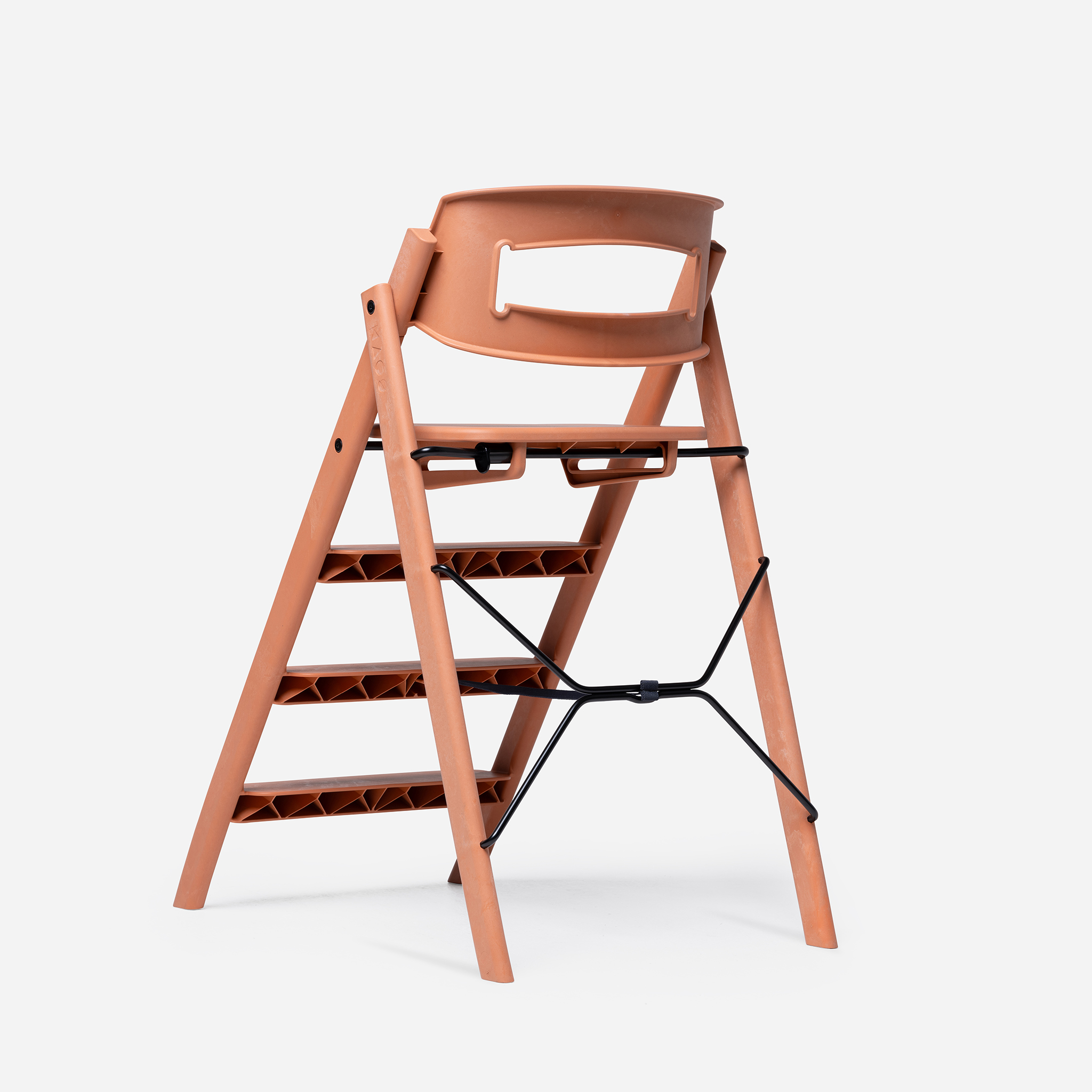 KAOS Klapp Barnestol Resirkulert Plast Terracotta Pink