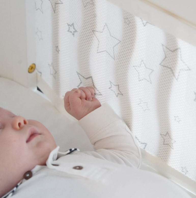 Mille sengekant 3D Mesh Hvit - 11038893-Star-25x280cm - 1