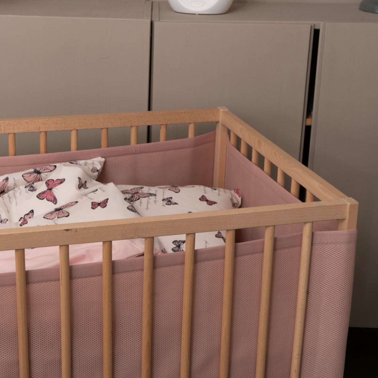 Mille sengekant 3D Mesh, pink