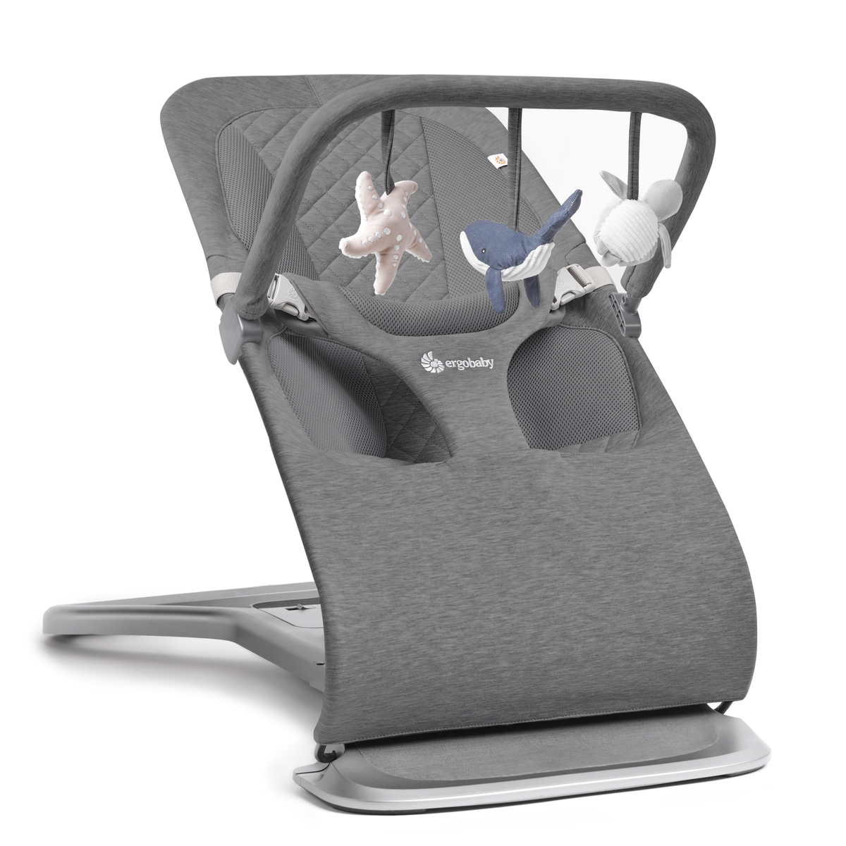 Ergobaby Evolve Lekebue Ocean Wonders, Charcoal Grey