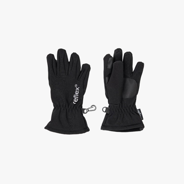 Vik softshellhansker Sort - 11039023-Black-2-4 Year - 1