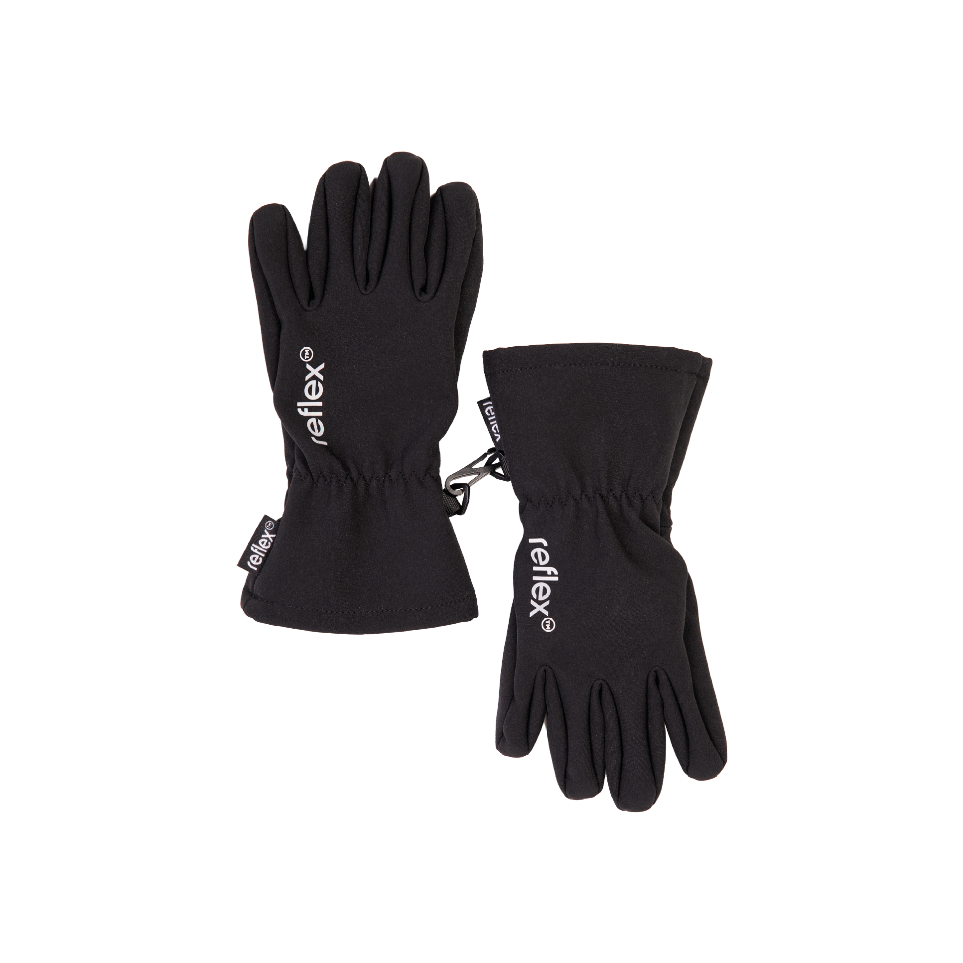 Vik softshellhansker, black