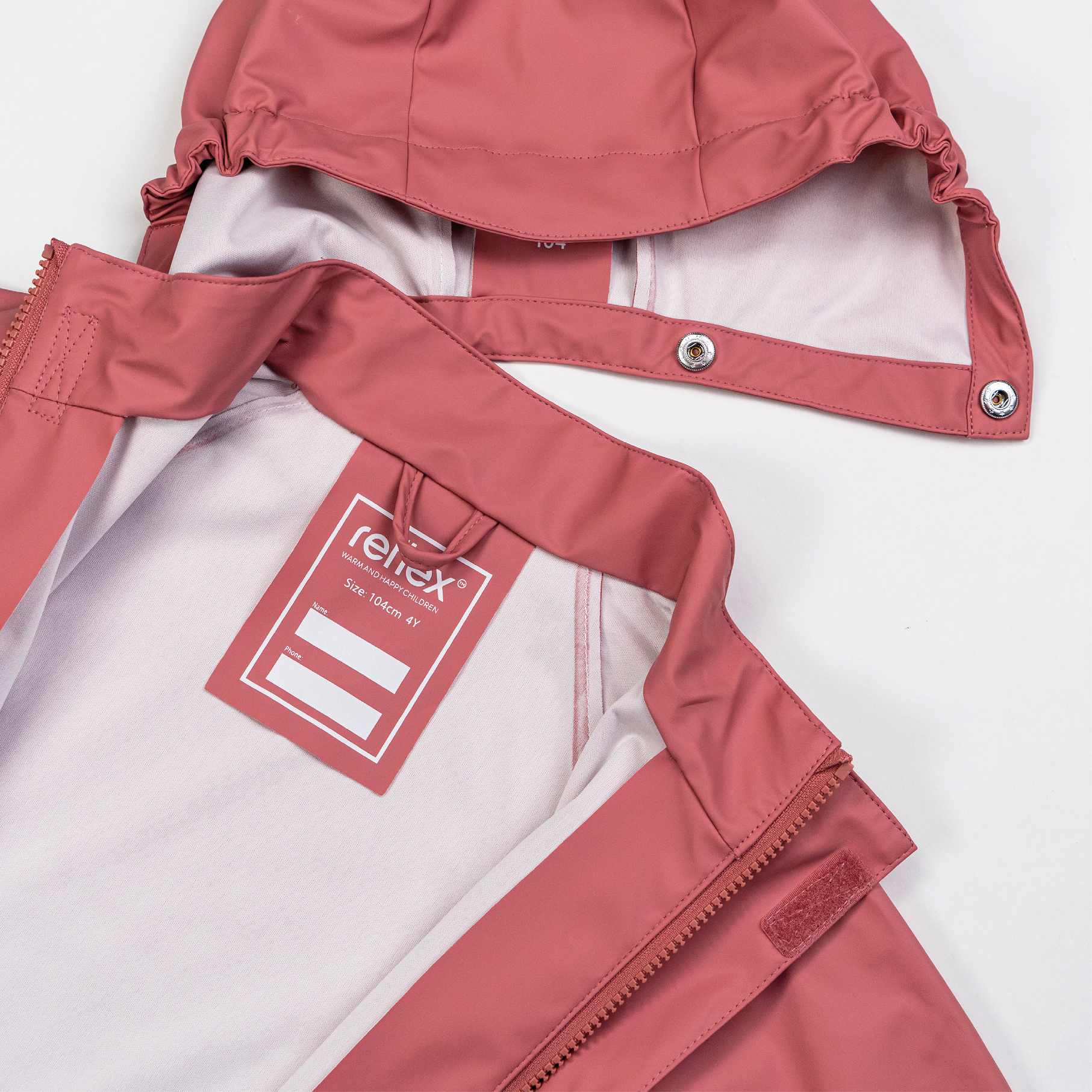 Senja regnsett, pink