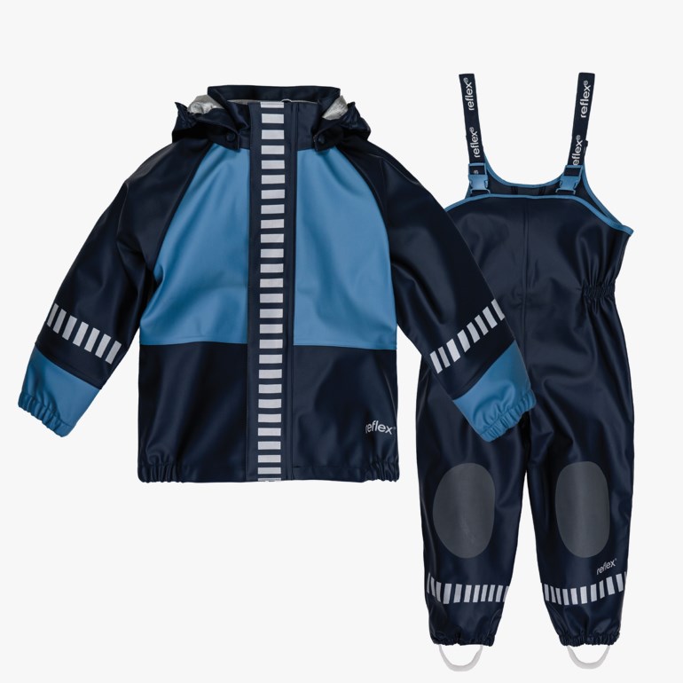 Lindesnes regnsett Marine - 11039026-Midnight-92 cm - 1