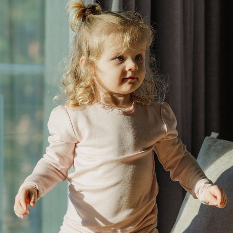 Bris ull/bambus trøye Rosa - 11039059-DustyPink-86-92 cm - 1