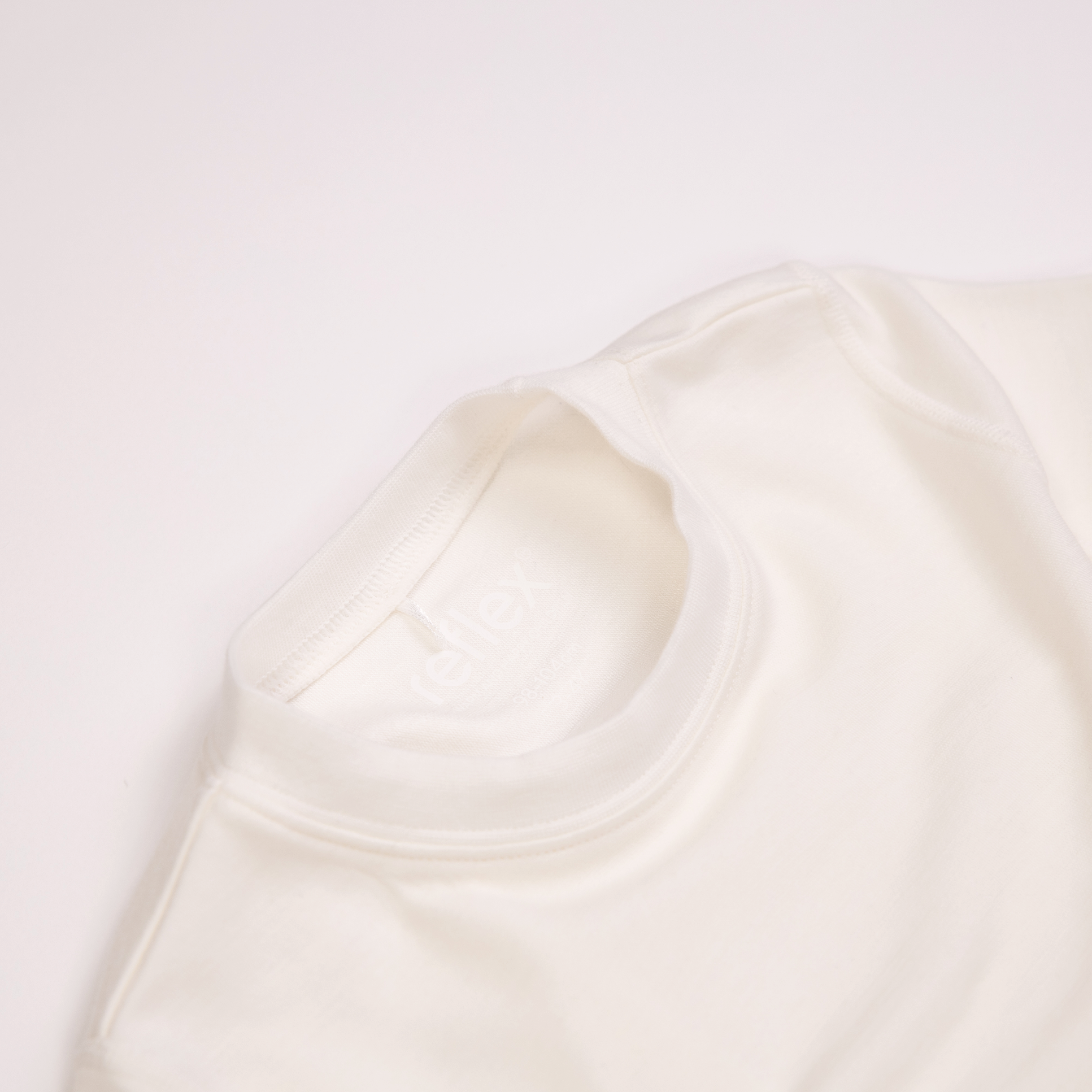 Bris merinoull/bambus trøye, offwhite