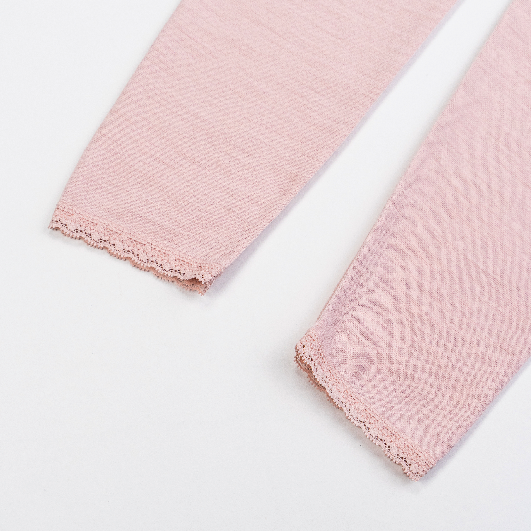 Bris merinoull/bambus longs, dustypink