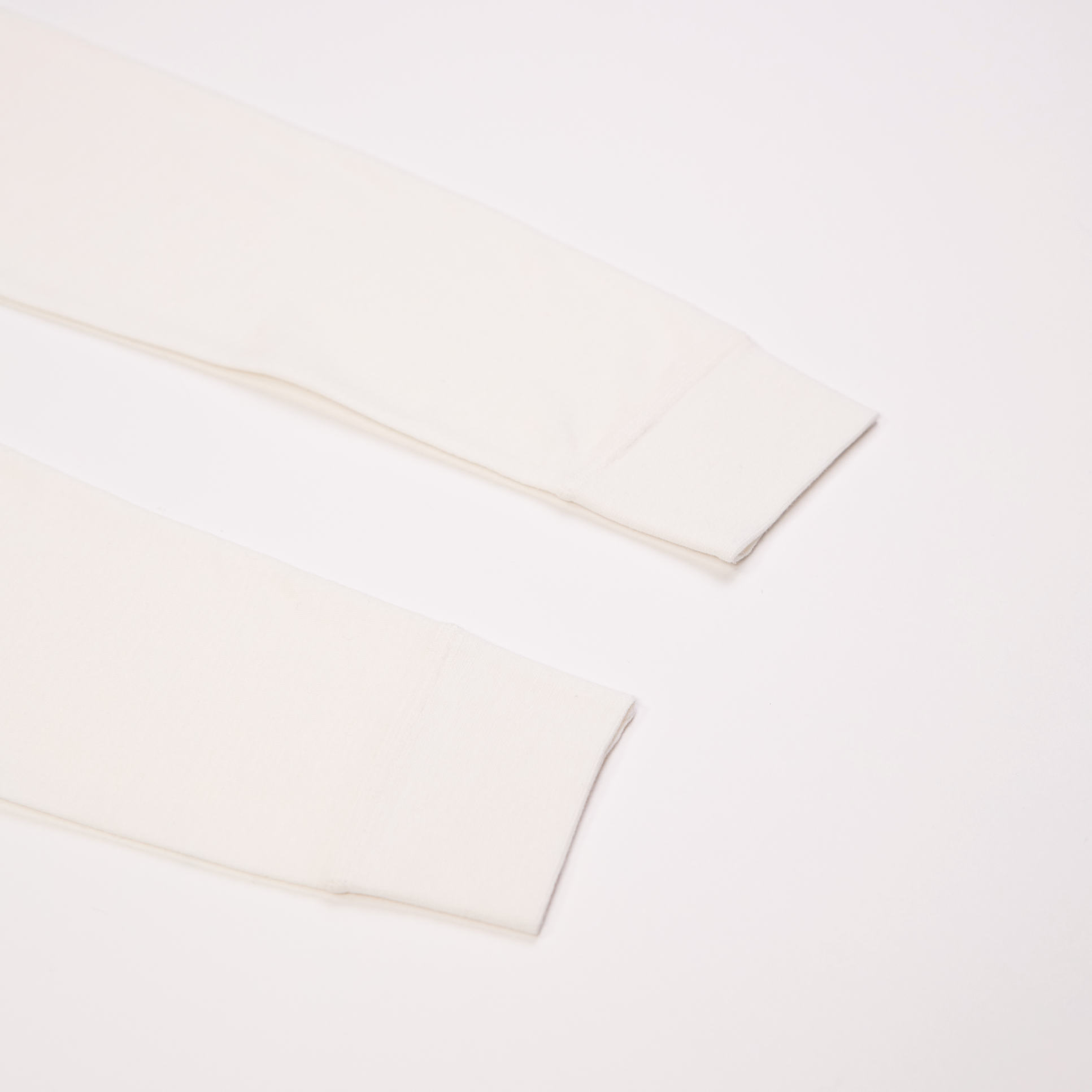 Bris merinoull/bambus longs, offwhite