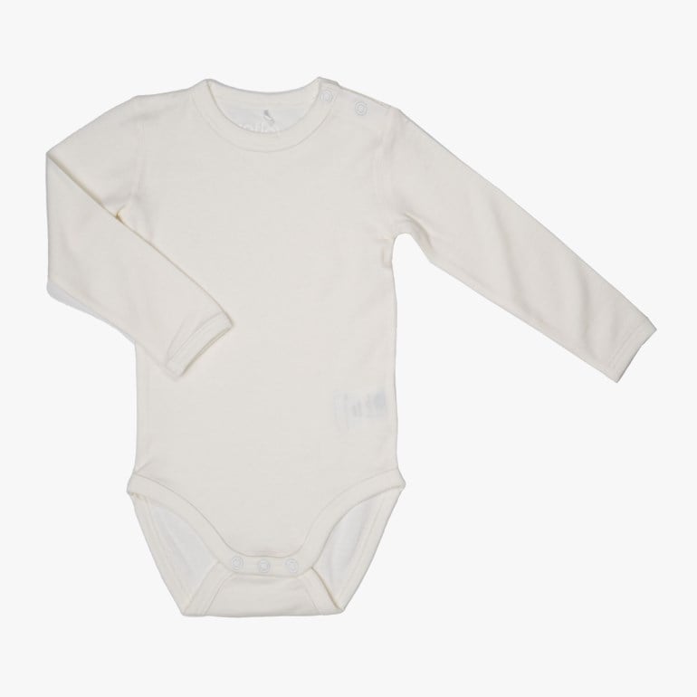 Bris ull/bambus body Hvit - 11039061-Offwhite-56 cm - 1