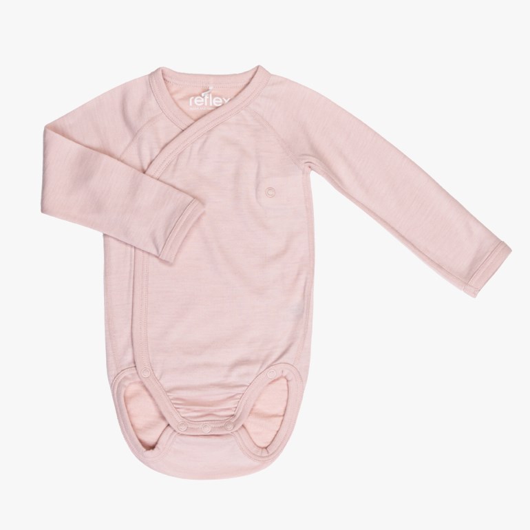 Bris ull/bambus omslagsbody Rosa - 11039062-dusty pink-44 cm - 1