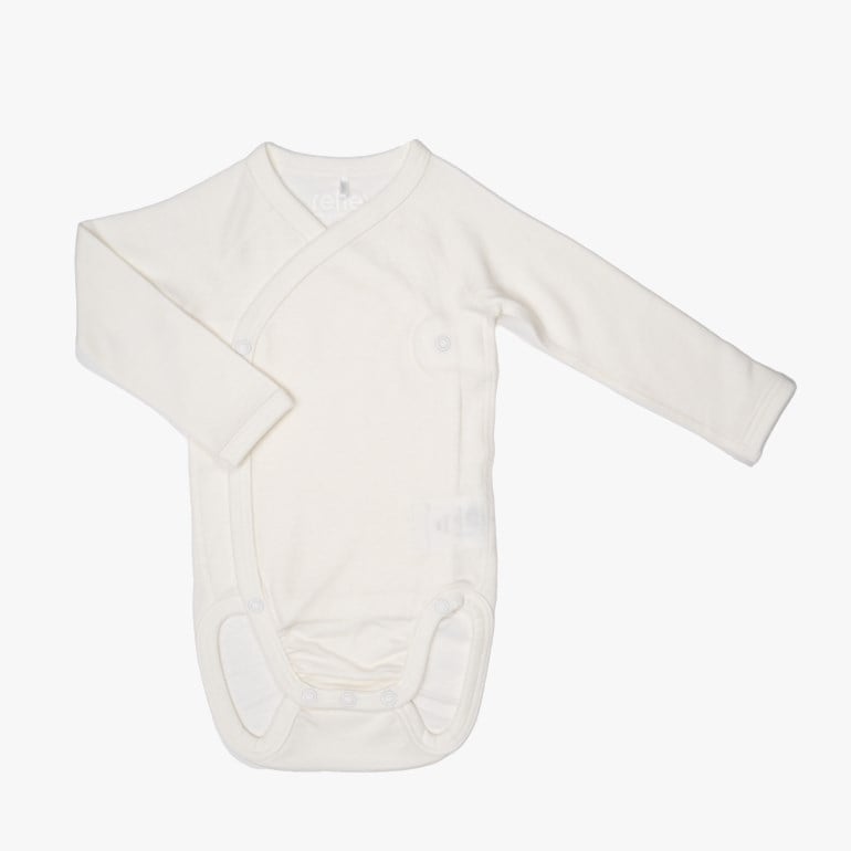 Bris ull/bambus omslagsbody Hvit - 11039062-Offwhite-44 cm - 1