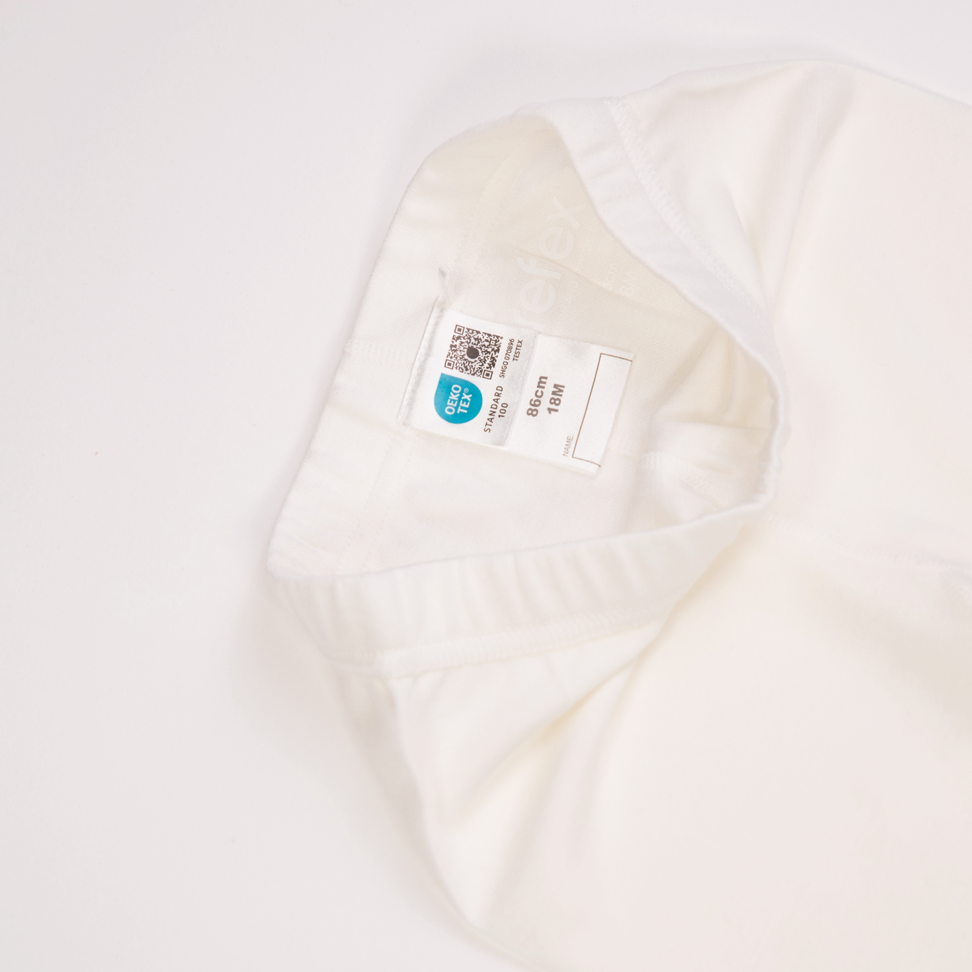 Bris merinoull/bambus babylongs, offwhite
