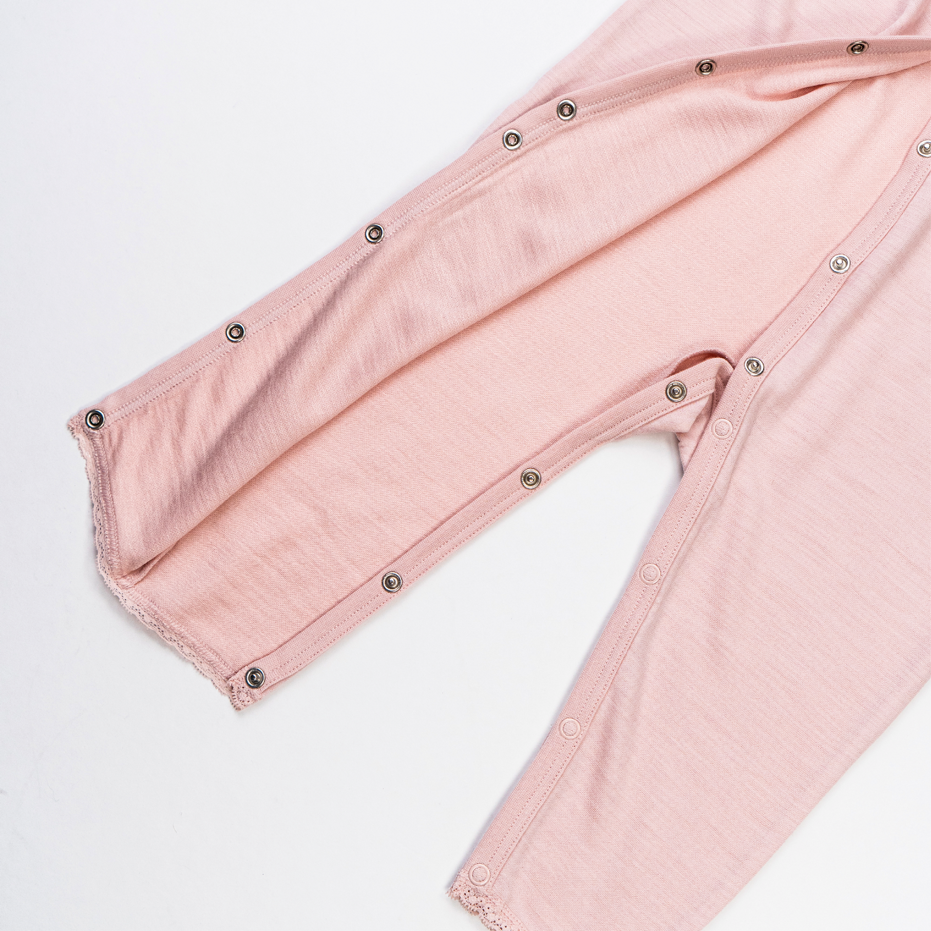 Bris merinoull/bambus heldress, dustypink
