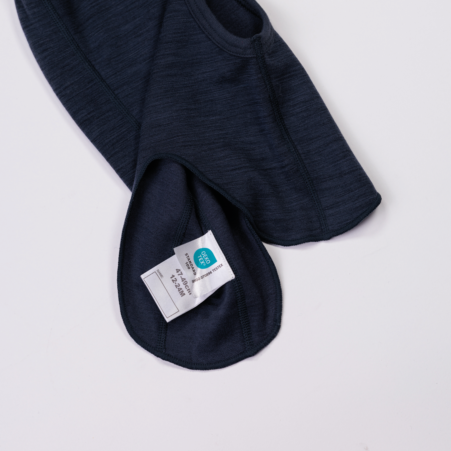 Bris merinoull/bambus balaclava, midnight