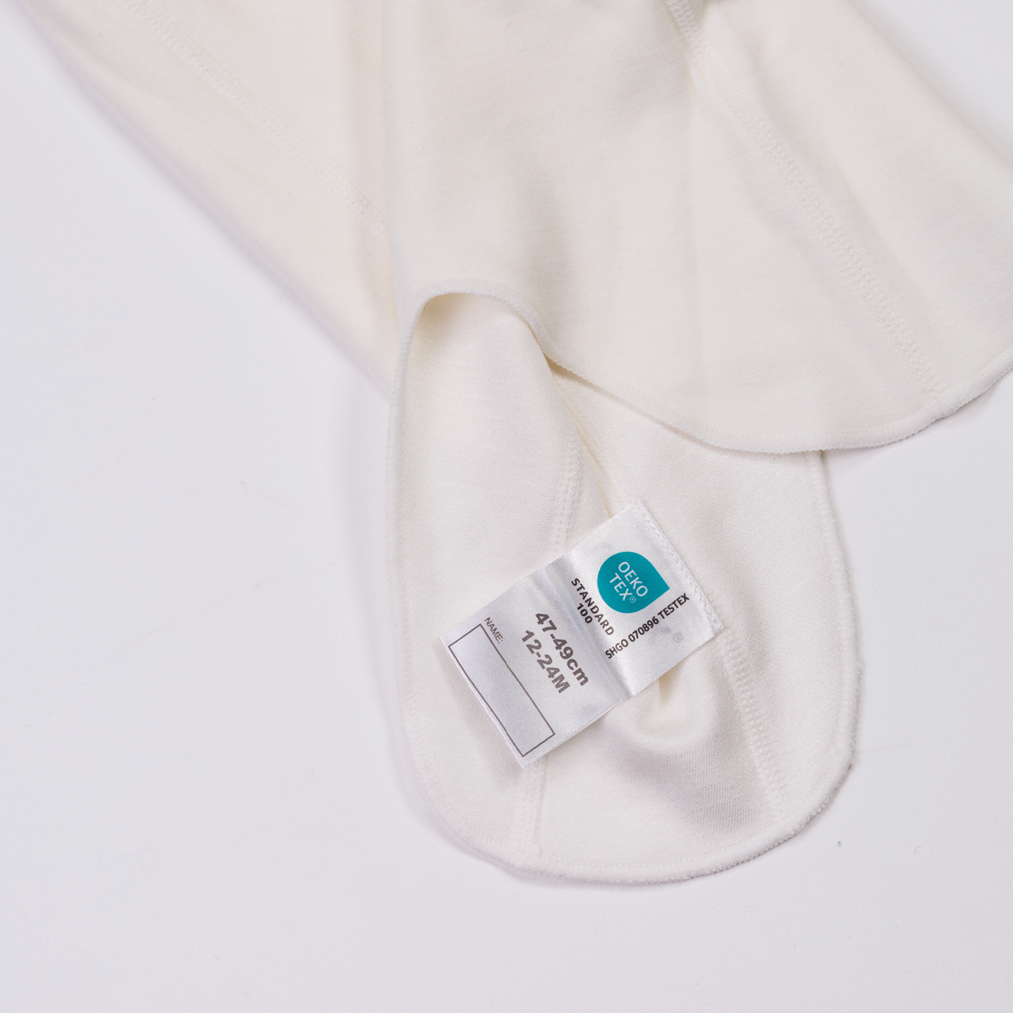 Bris merinoull/bambus balaclava, offwhite