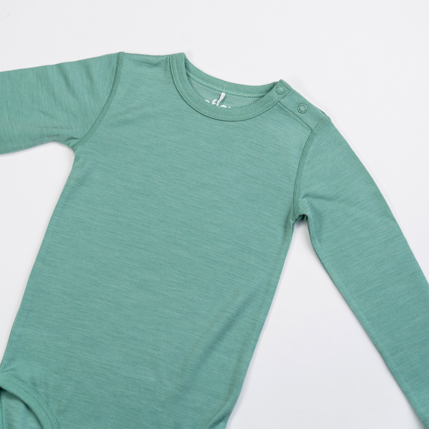 Bris ull/bambus body, frostgreen