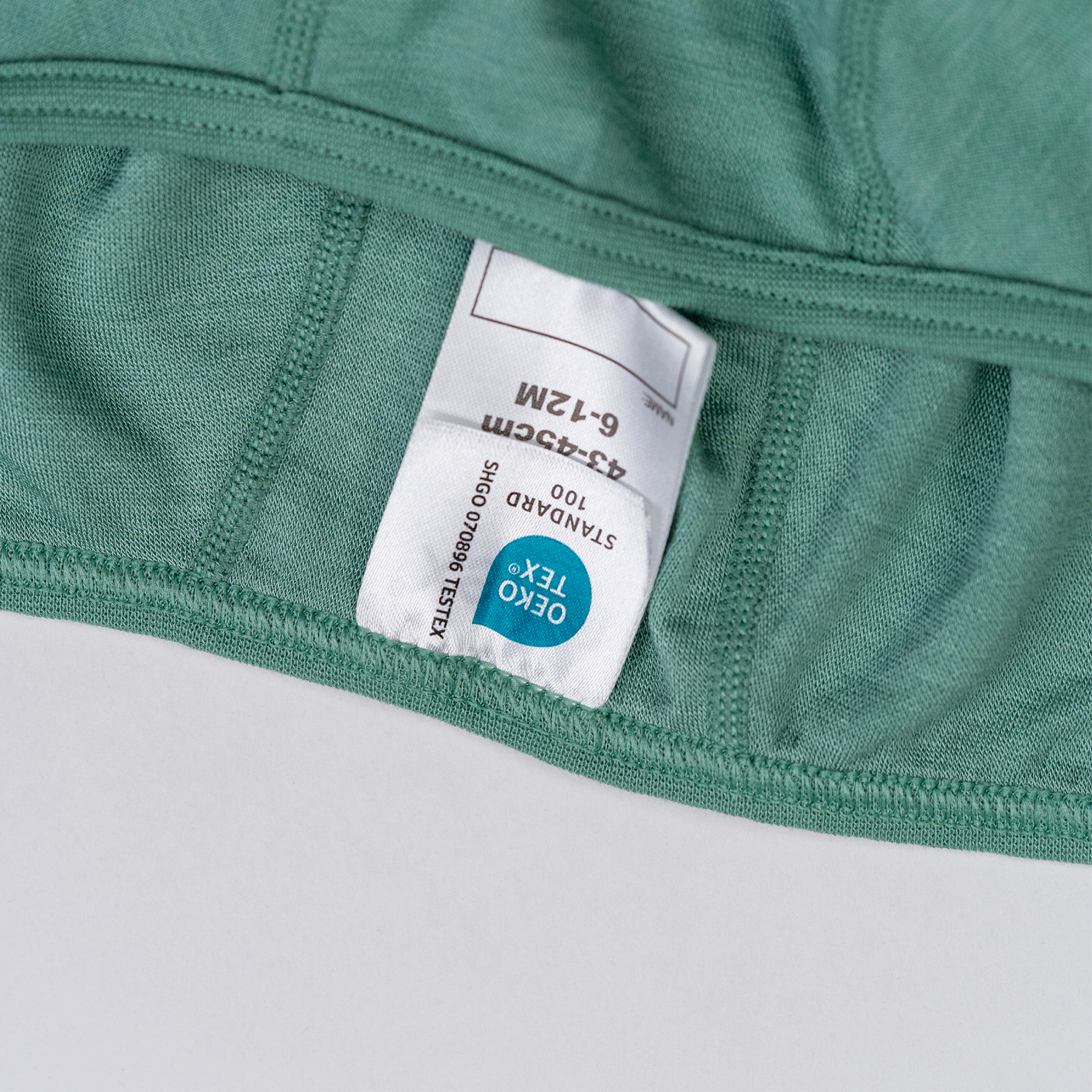 Bris ull/bambus lue, frostgreen
