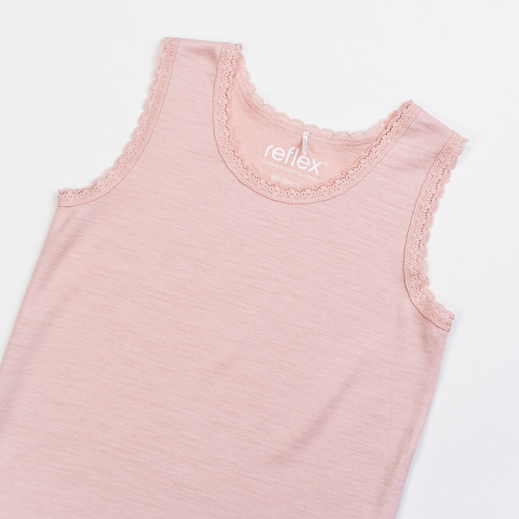 Bris merinoull/bambus singlet, dustypink