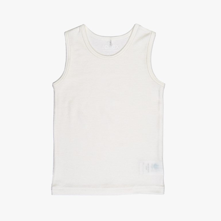 Bris ull/bambus singlet Hvit - 11039073-Offwhite-86-92 cm - 1