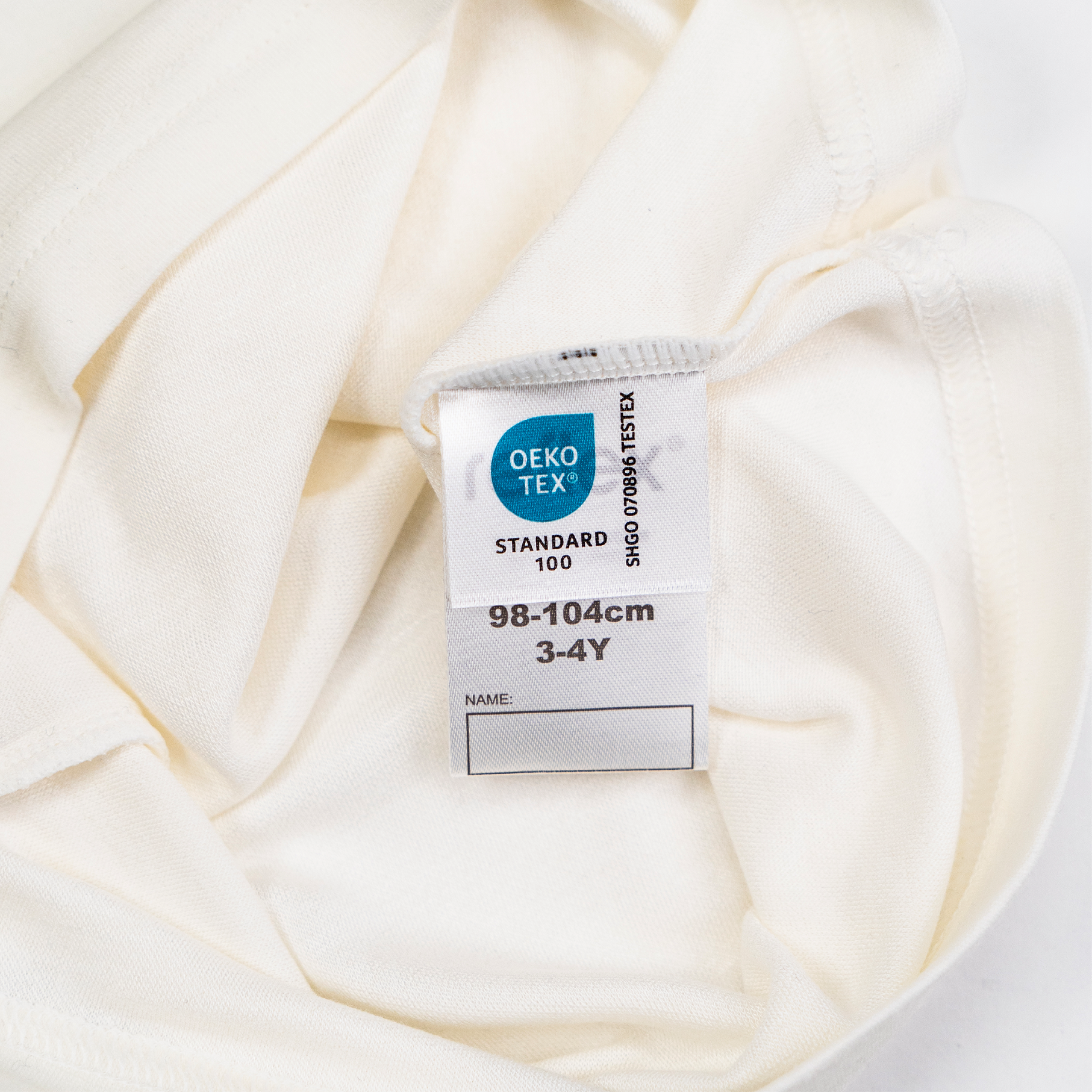 Bris merinoull/bambus singlet, offwhite