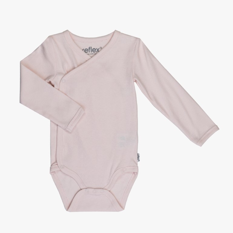 Lille trille 2pk omslagsbody Rosa - 11039076-OldPink-50 cm - 1
