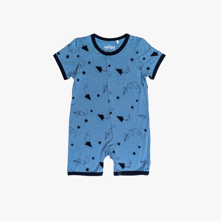 Bambus pyjamas Blå - 11039117-Bluestone-56 cm - 1