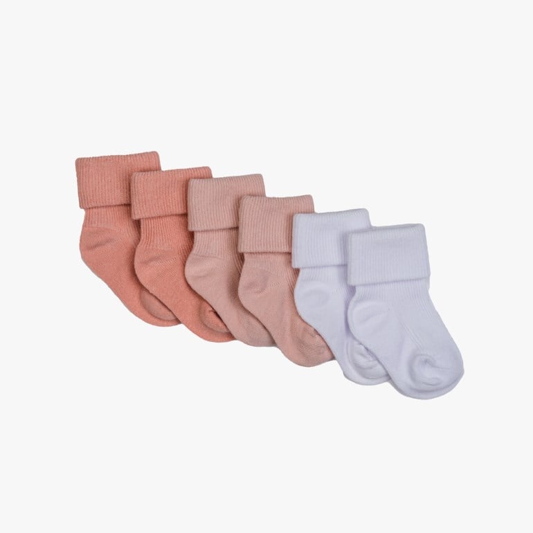 Babysokker 3-pakk Rosa - 11039128-DustyPink-13-15 - 1