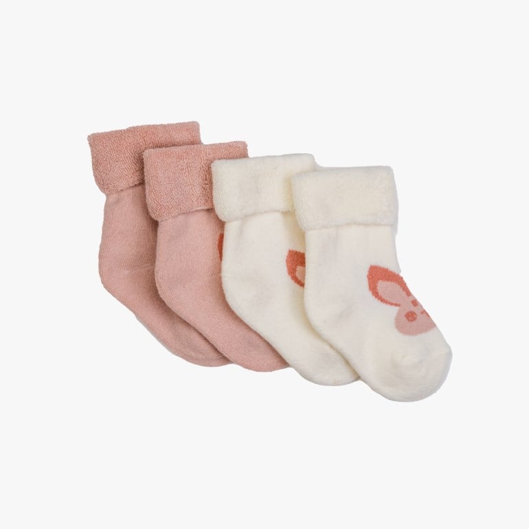 Frottésokker Rosa - 11039133-pearl pink-13-15 - 1