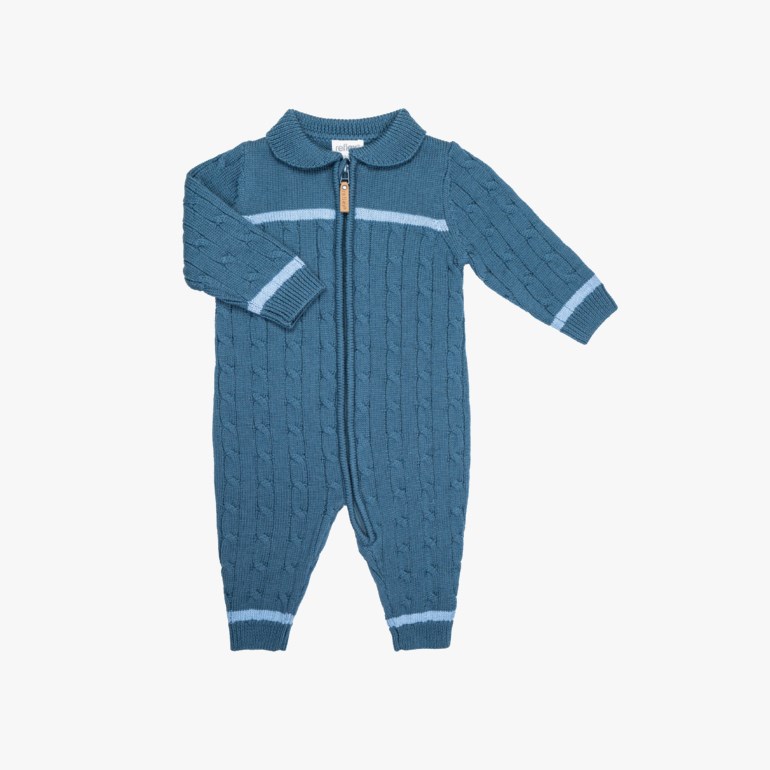 Grom strikket ulldress Blå - undefined - 1