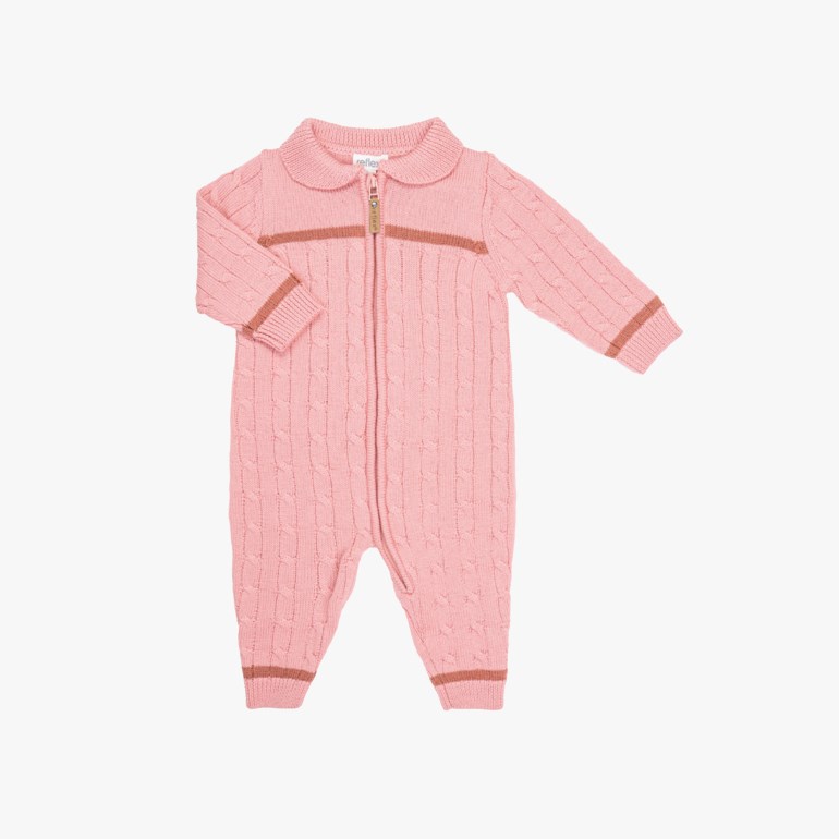 Grom strikket ulldress Rosa - 11039233-Pink-56 cm - 1