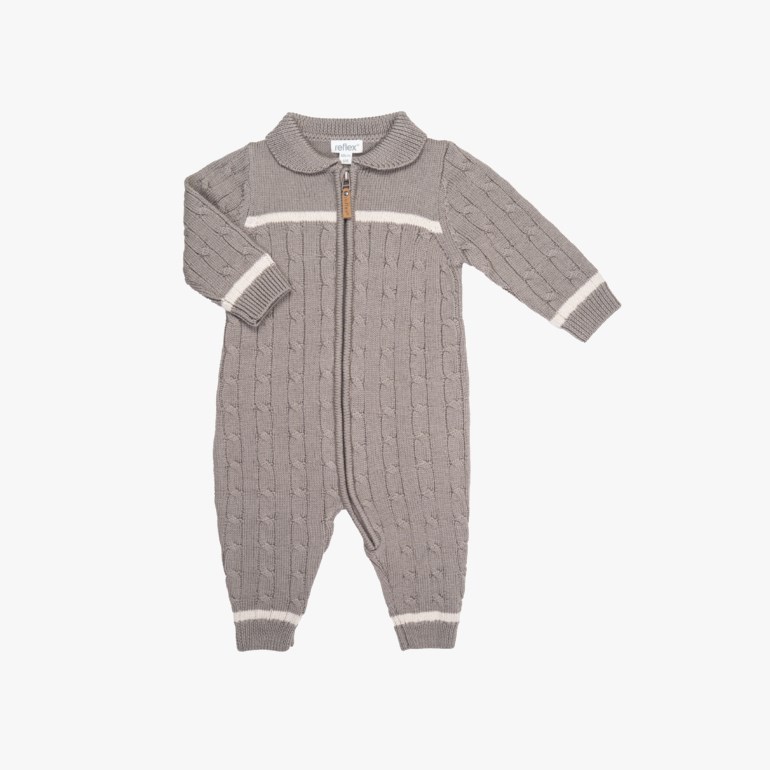 Grom strikket ulldress Beige - undefined - 1