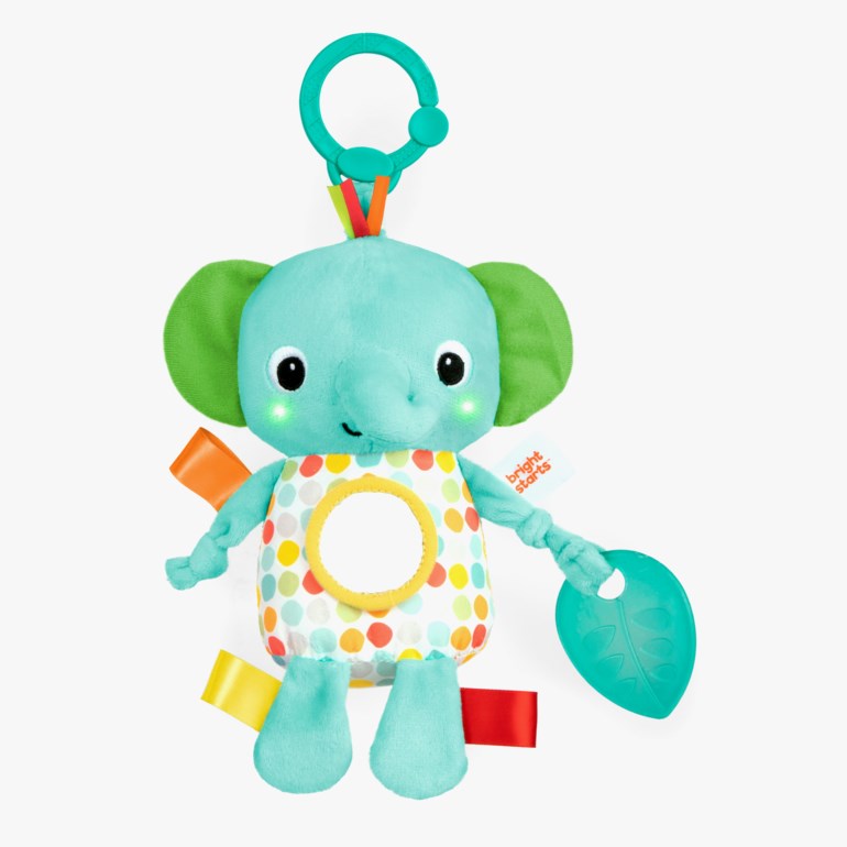 Lysende venn babyleke Blå - 11039315-Elephant-One Size - 1