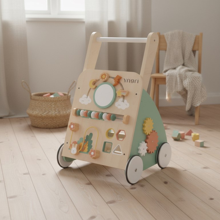 Lær-å-gå-vogn Grønn - 11039318-Green-One Size - 1