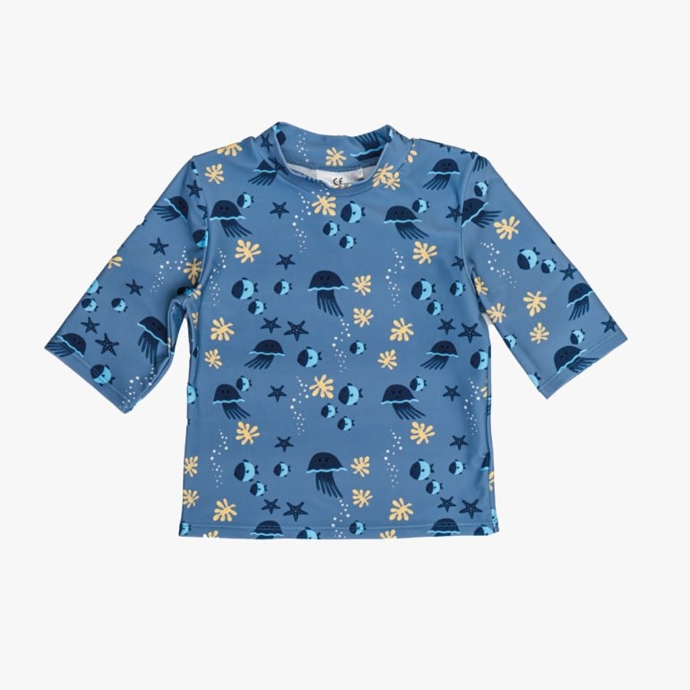 Tjøme UV badesett Blå - 11039354-Cool Blue-134-140 cm - 1