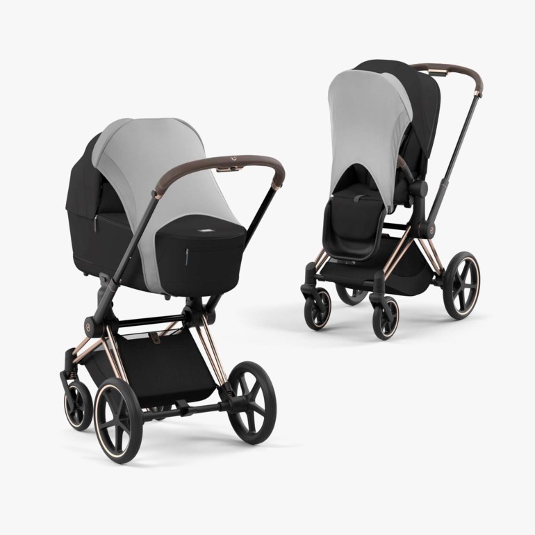 Cybex Platinum solbeskyttelse – UPF 50+ Grå - 11039552-LightGrey-One Size - 1