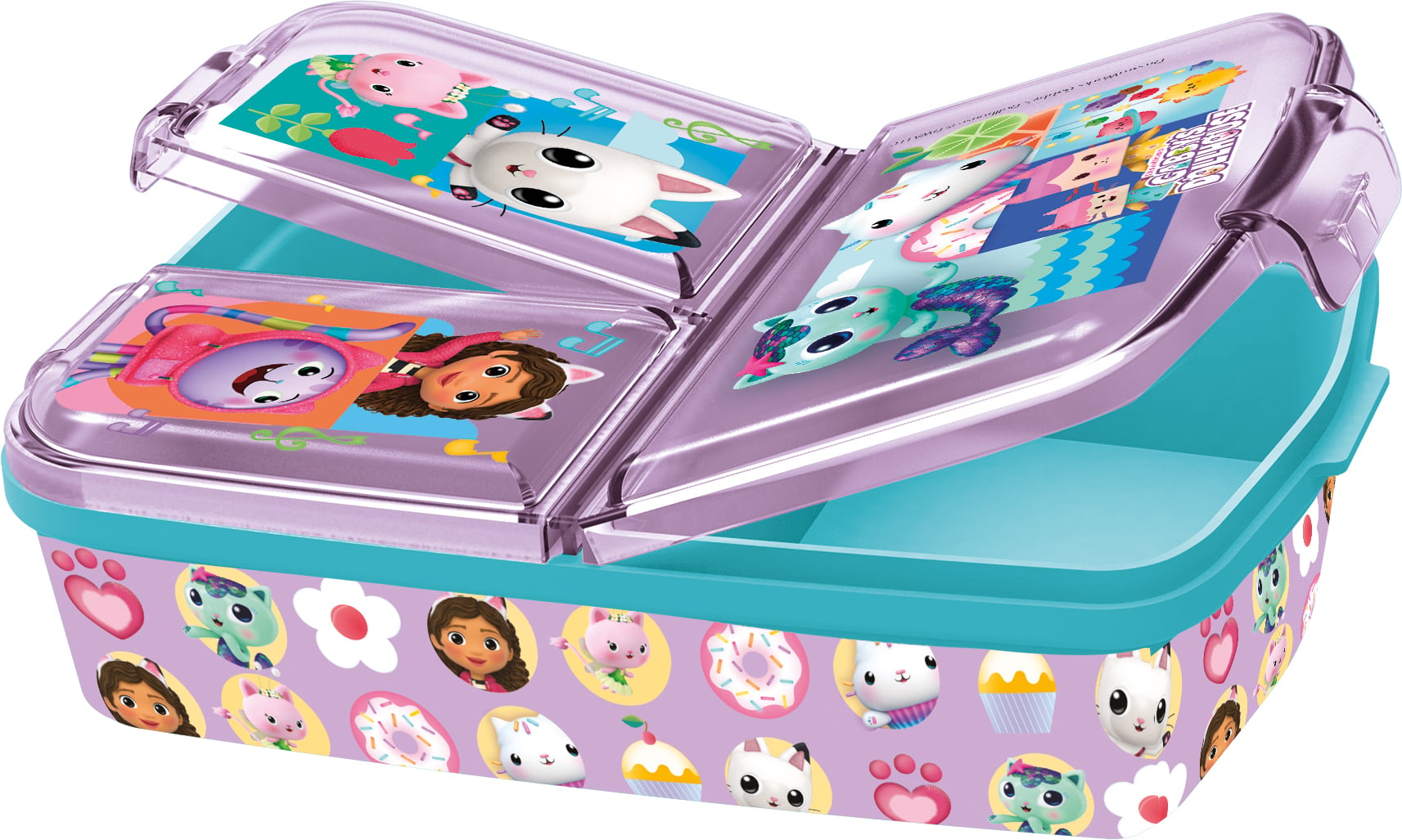 Gabby’s Dollhouse matboks med 3 rom
