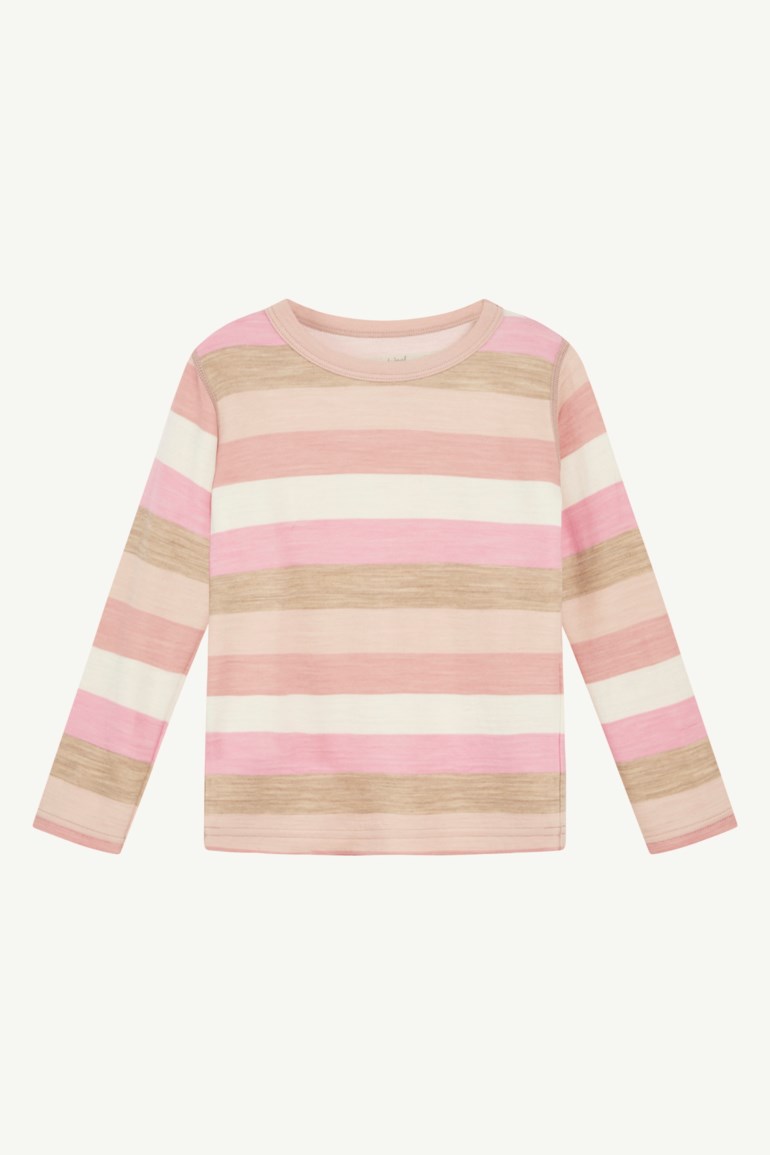 Abba ull- og bambustrøye Rosa - undefined - 1