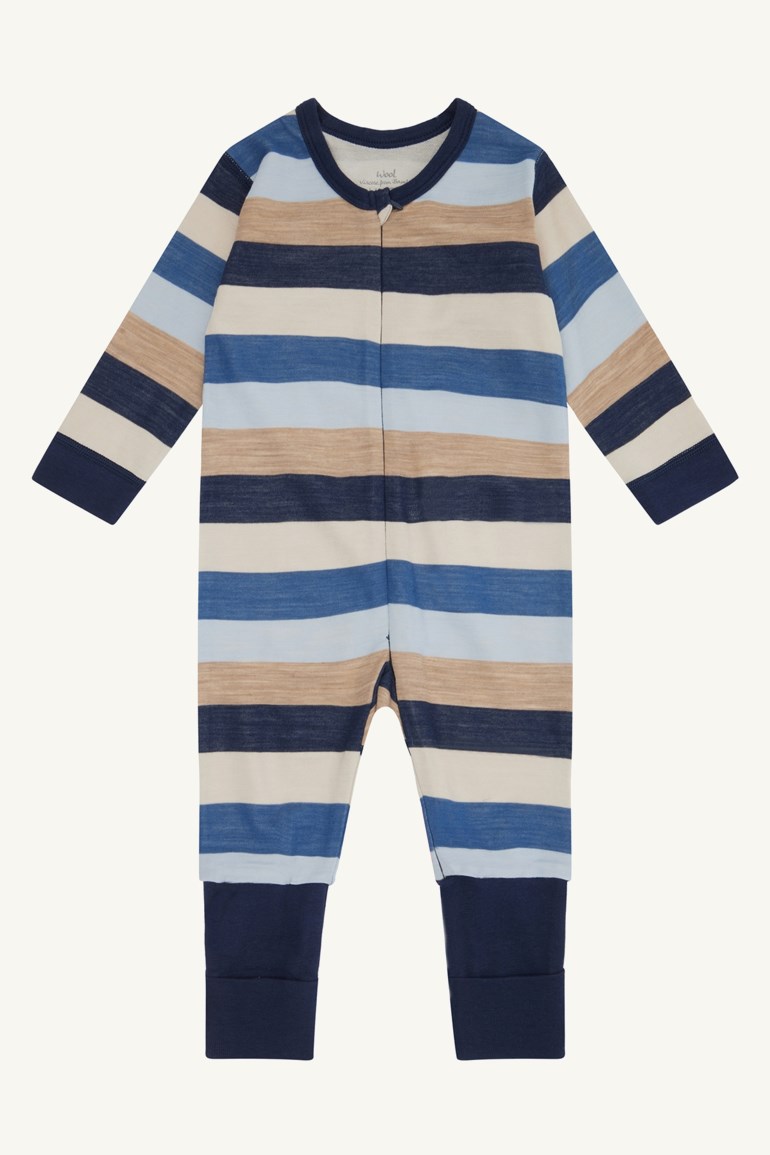 Manu ull/bambus pysj Blå - undefined - 1