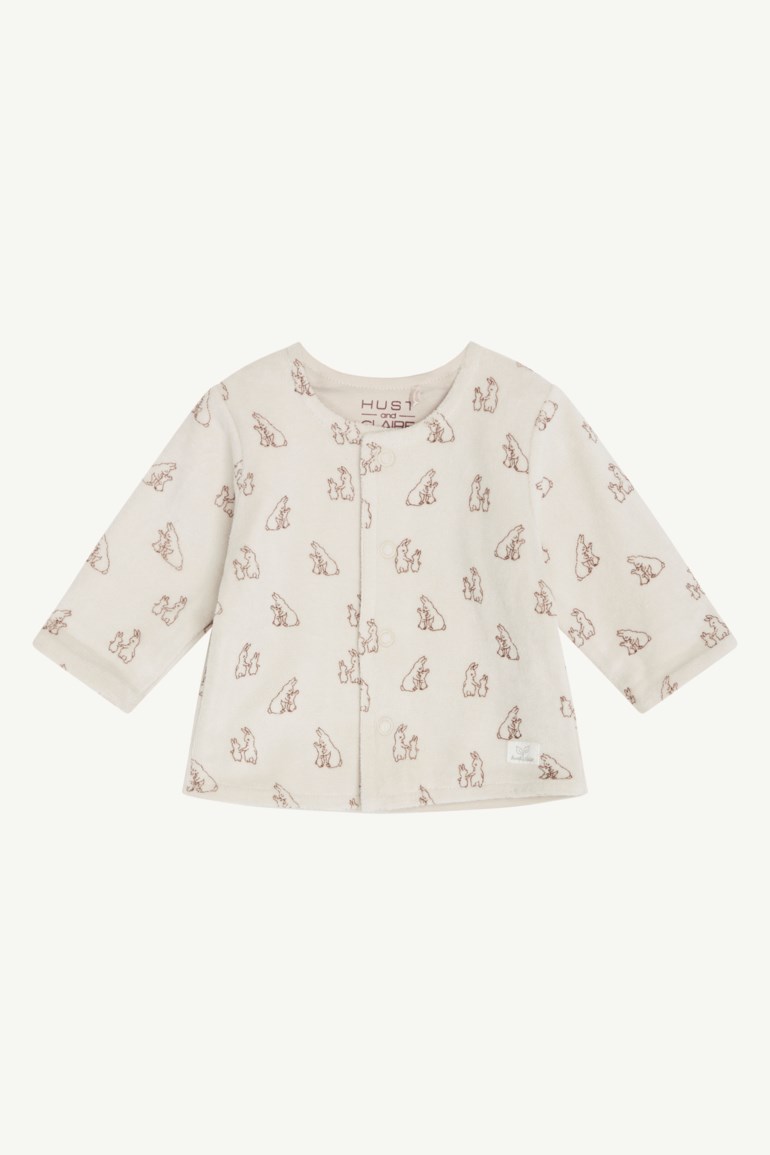 Chai cardigan Beige - 11039621-Oat Milk-56 cm - 1