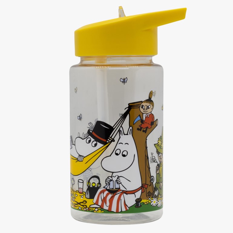 Mumin vannflaske i plast Gul - 11039648-Yellow-3+ - 1