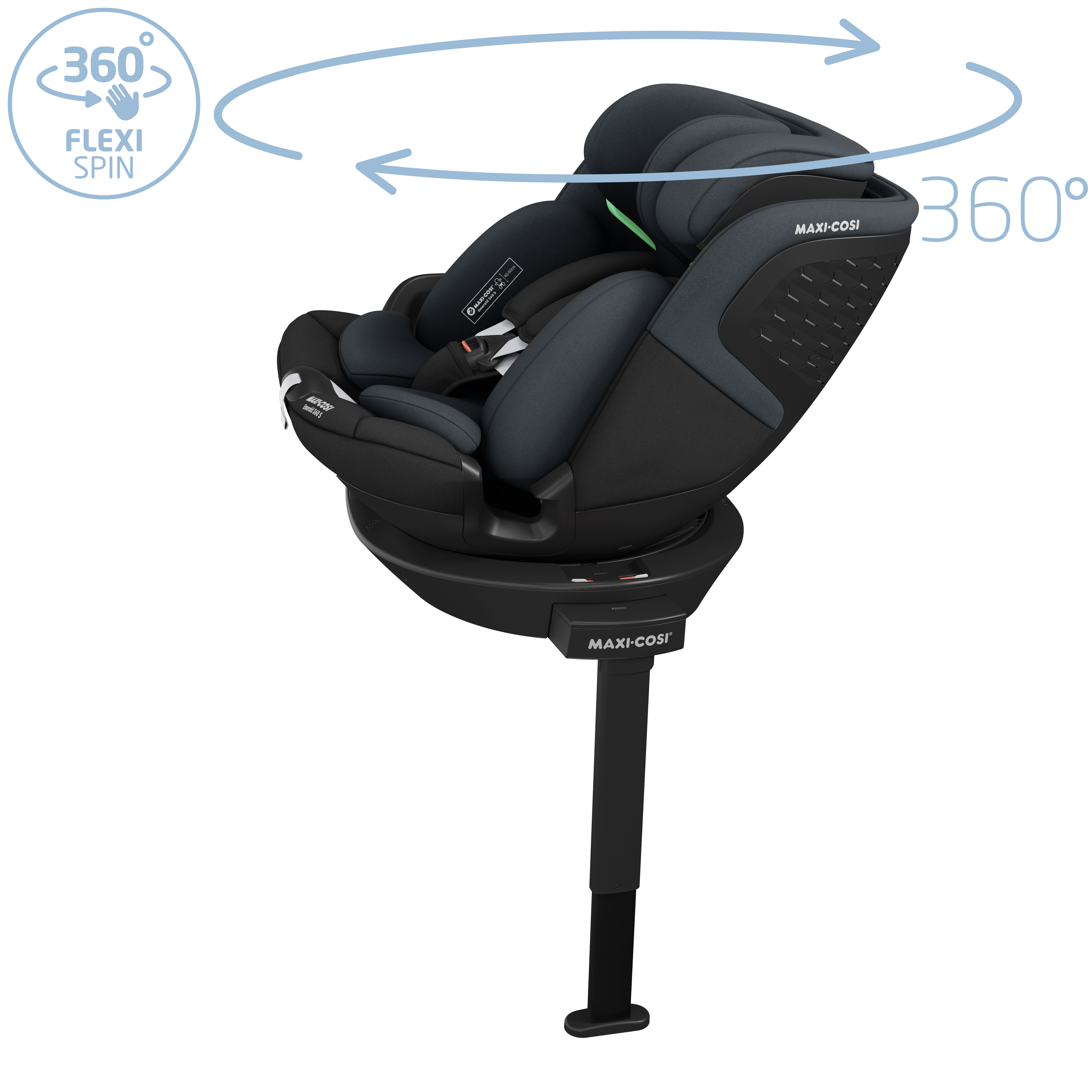 Emerald 360 S bilstol, tonalblack