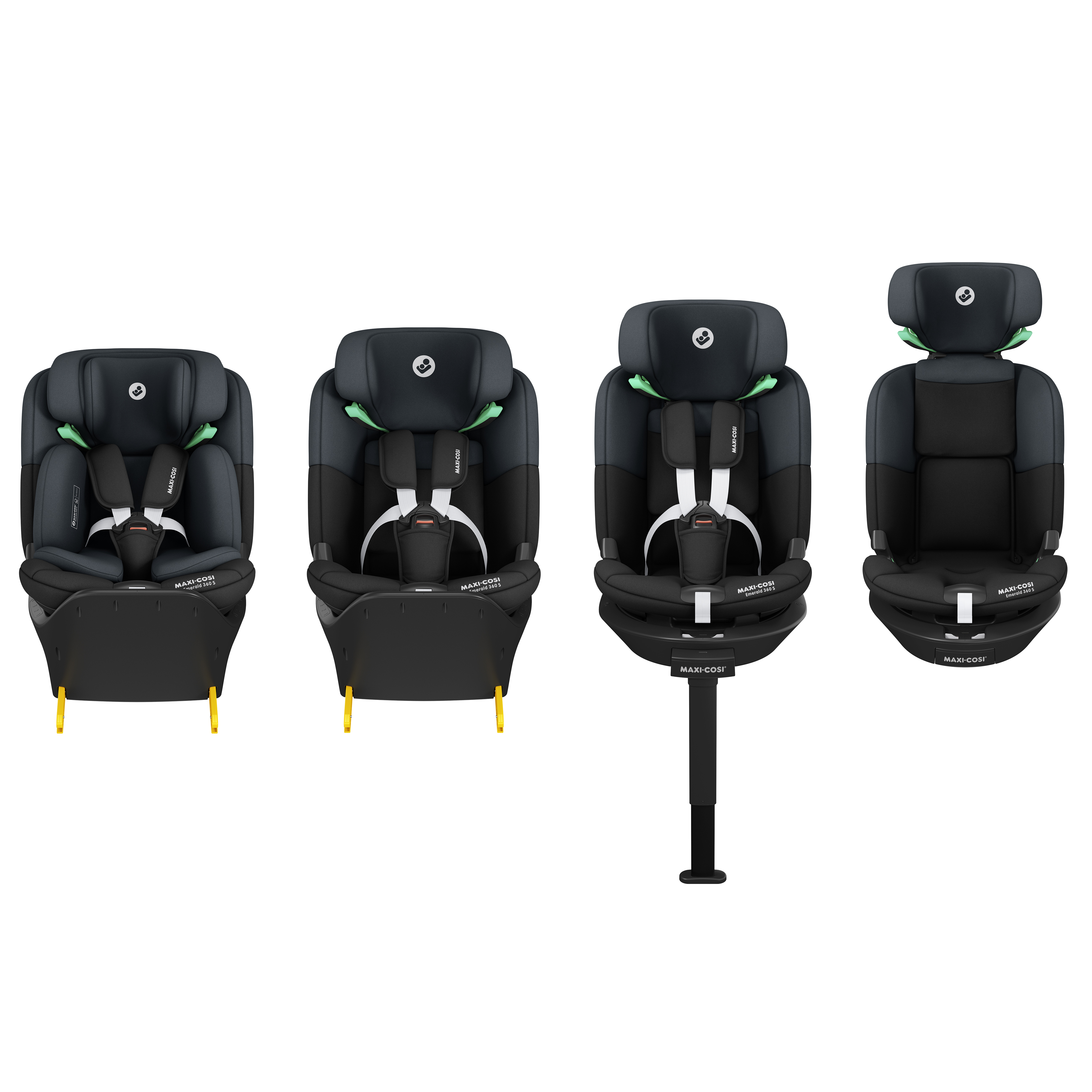 Emerald 360 S bilstol, tonalblack