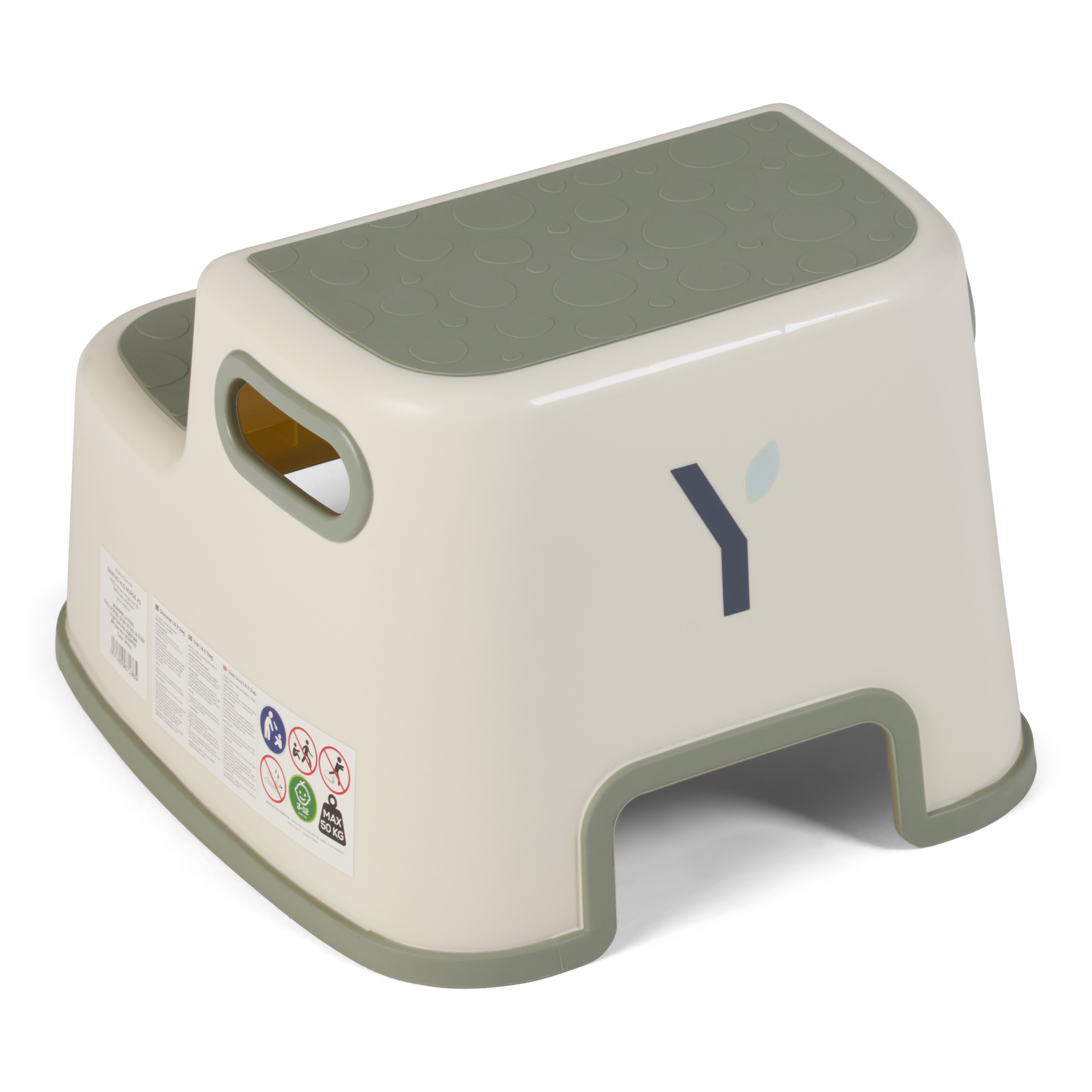 Yngri Skammel 2-trinn, offwhite