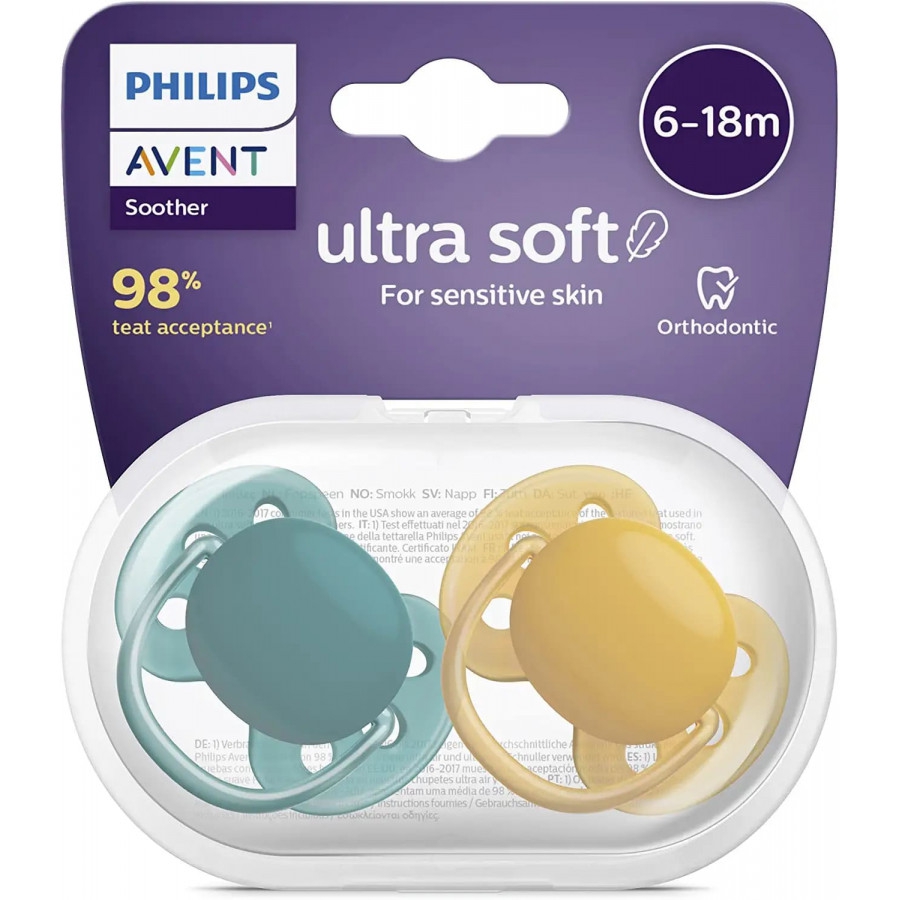 Philips Avent Ultra Soft Smokk 0-6 m 2-pack, Neutral