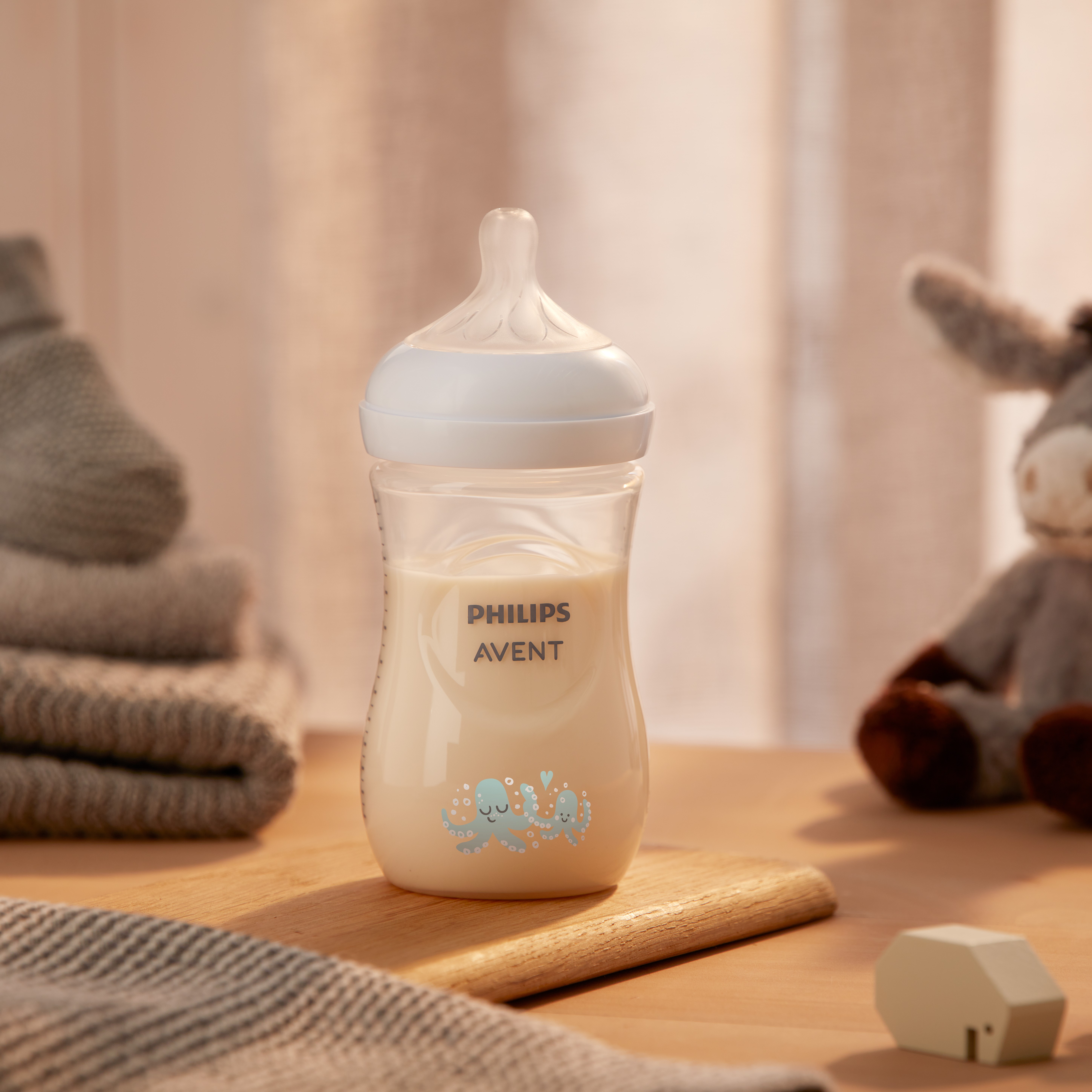 Philips Avent Tåteflaske Startsett - 2x Natural + 2x Smokker