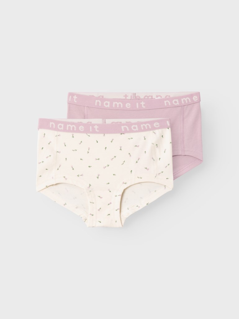 Name It Hipster 2pk Rosa - 11039795-buttercrea-134-140 cm - 1