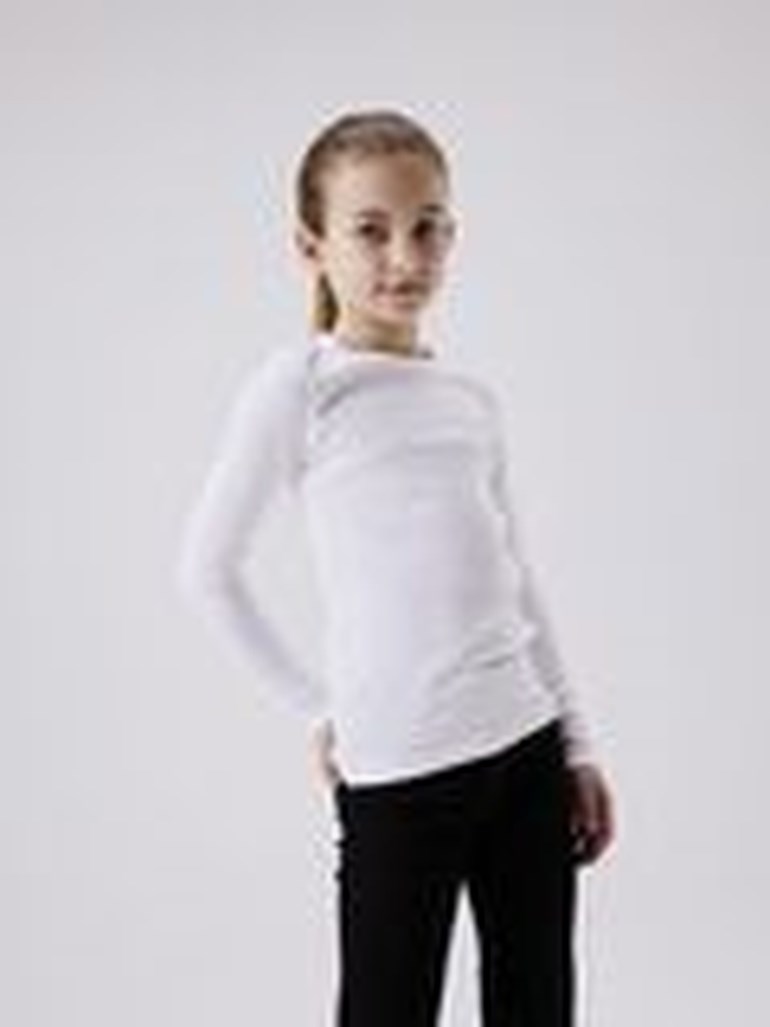 Langermet genser Hvit - 11039798-BrightWhit-116 cm - 1