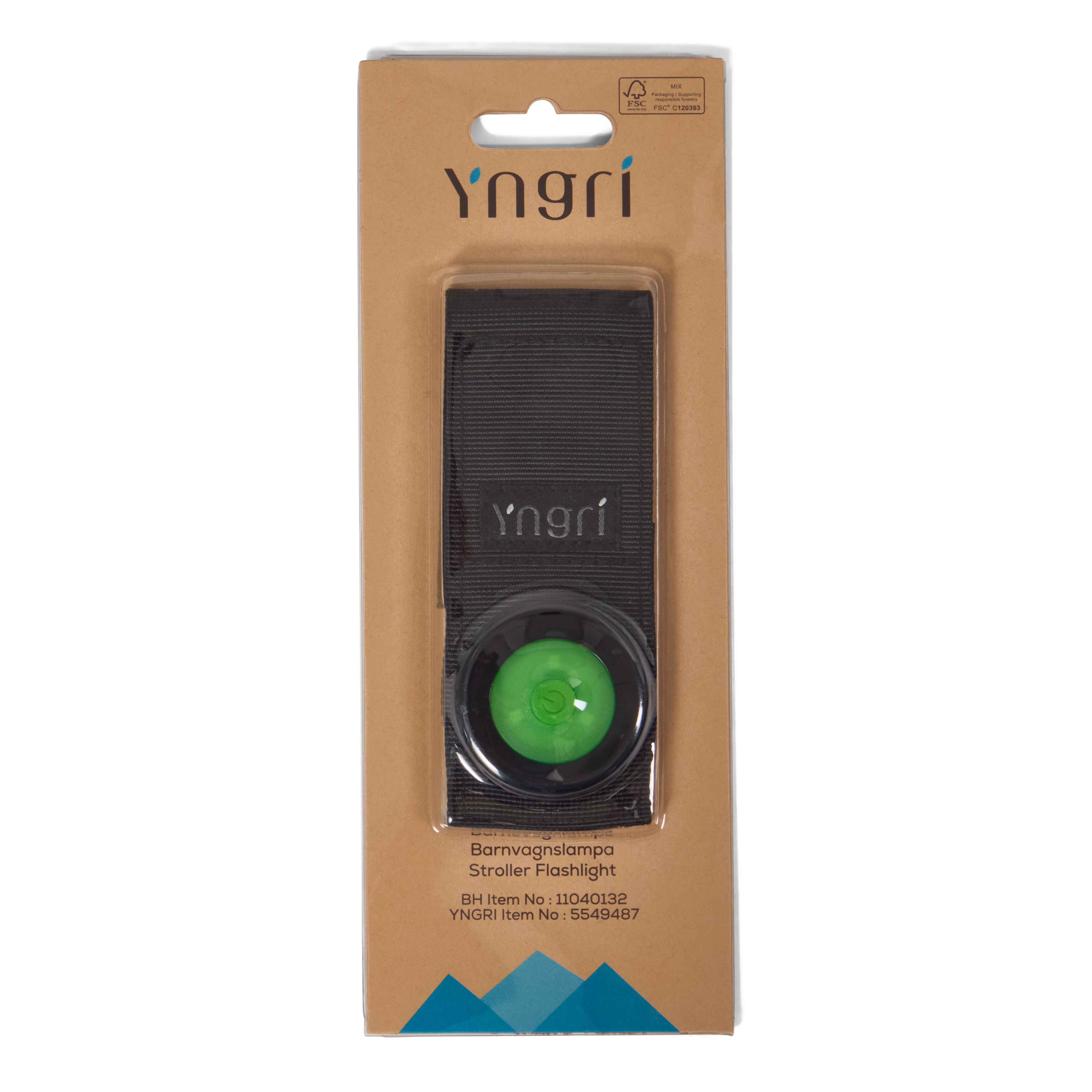Barnevognlampe, green