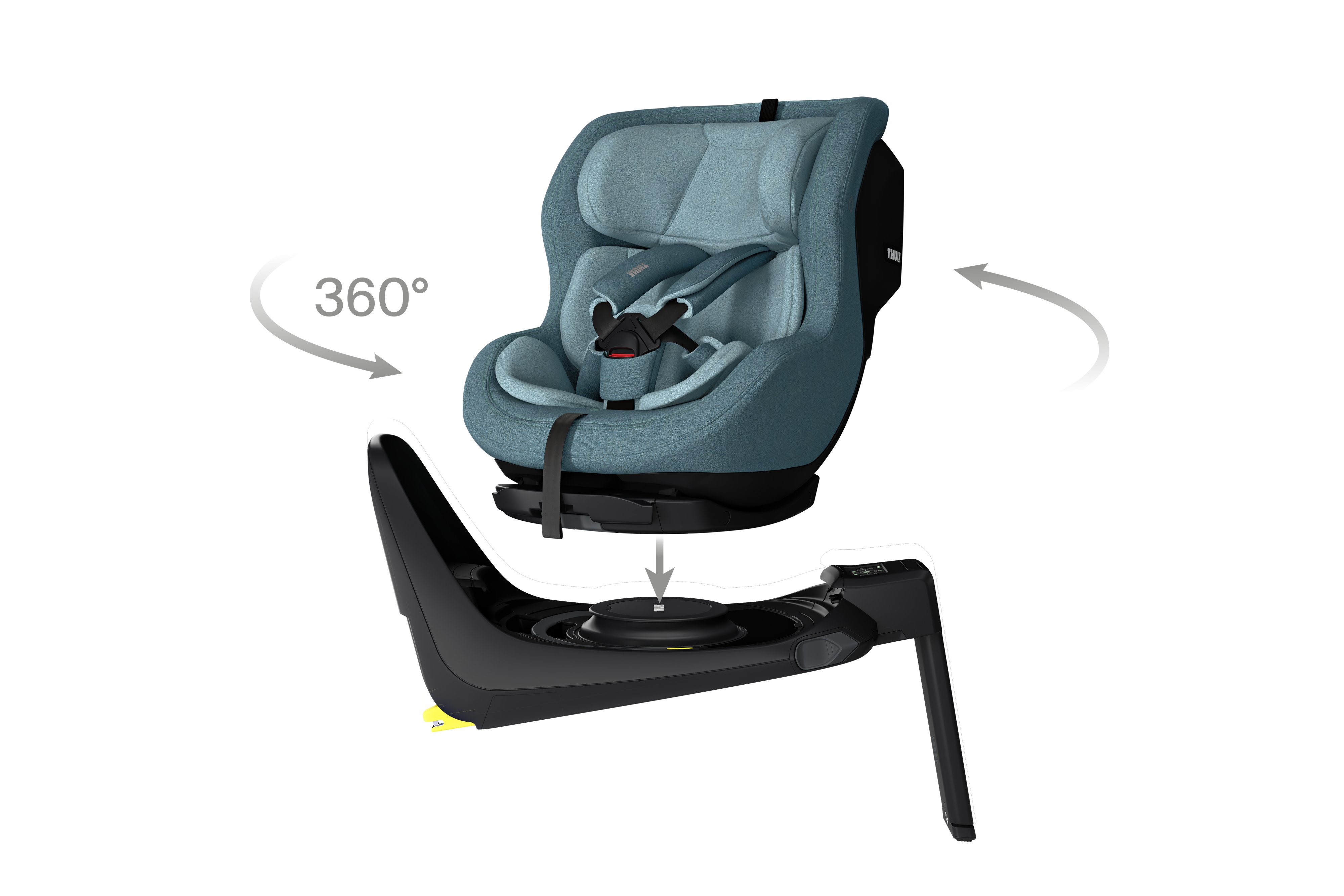 Thule Elm småbarnsstol, midblue